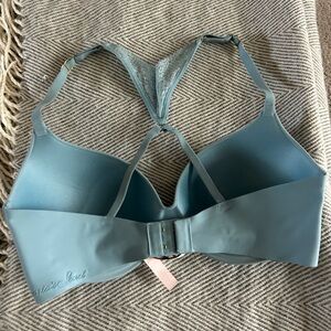 Victoria's Secret Blue Racerback Bra with Adjustable Straps